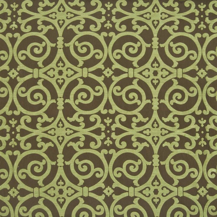 Modern Scroll Chartreuse  by Kasmir Fabric See sample 68% Polyester
32% Rayon
 CHINA 15,000 Wyzenbeek Double Rubs </p><p>Repeat: Horizontal: 14 4/8 inches and Vertical: 18 4/8 inches 54  - Fabric Carolina -