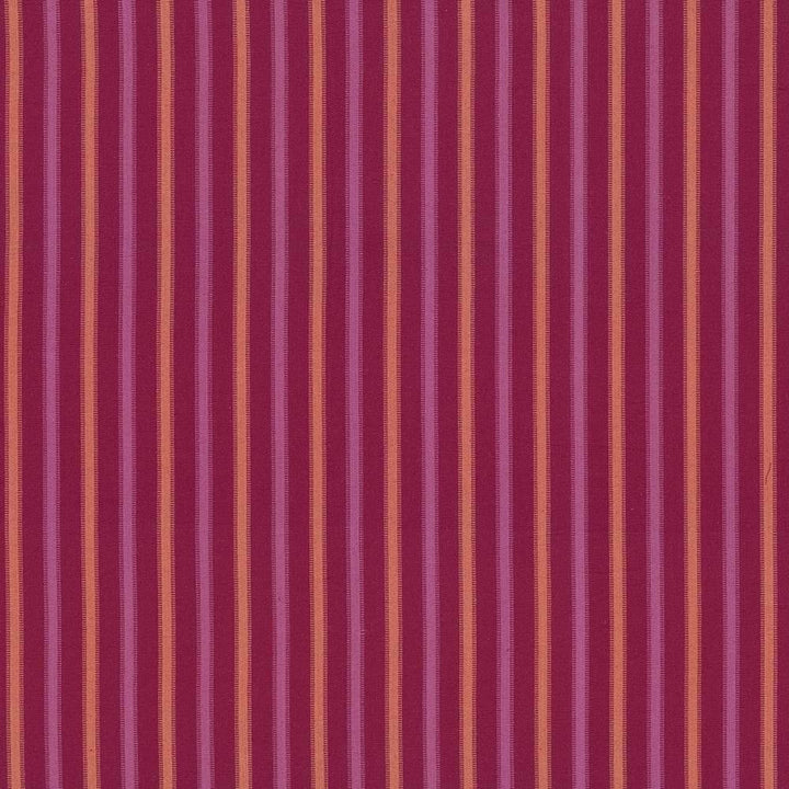 Mojanda Stripe Raspberry by Kasmir Fabric 1418 INDIA H: 3 2/8 inches, V:N/A 54 - 55 - Fabric Carolina - Kasmir