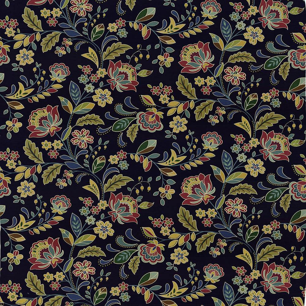Mon Ami Midnight by Kasmir Fabric 5065 100% Cotton
 PAKISTAN </p><p>Repeat: Horizontal: 54.00 inches and Vertical: 25 2/8 inches 54 - 55 - Fabric Carolina -
