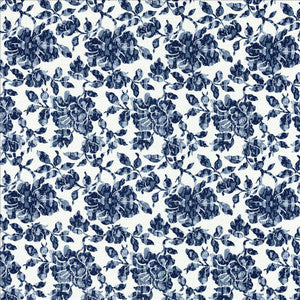 Monet Garden Navy  by Kasmir Fabric