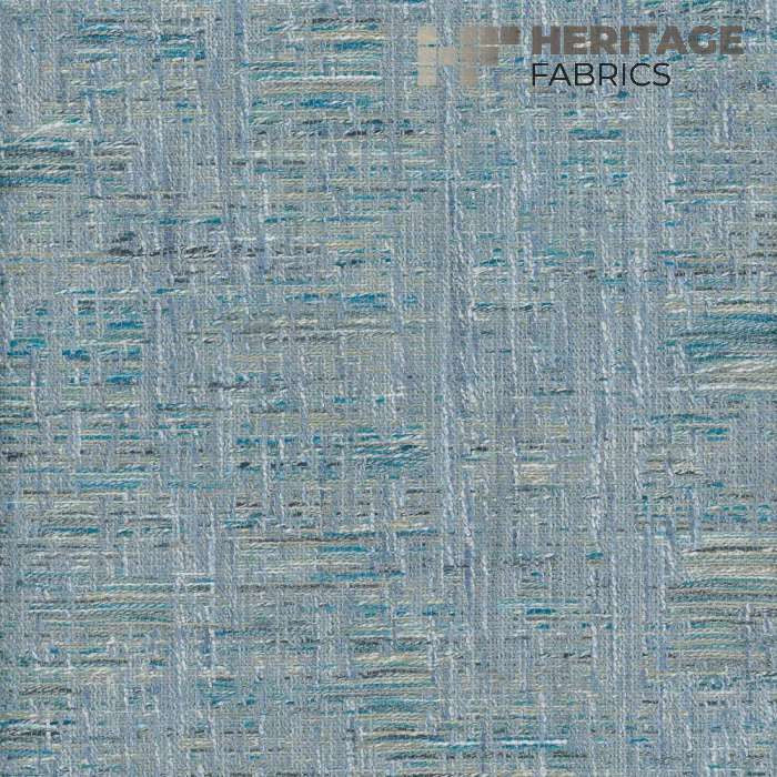 Montecito Sky by Heritage Fabric - 79% Poly + 21% Viscose Rayon India 51,000 Horizontal: 6.85" and Vertical: 12.25" 54" - Fabric Carolina -