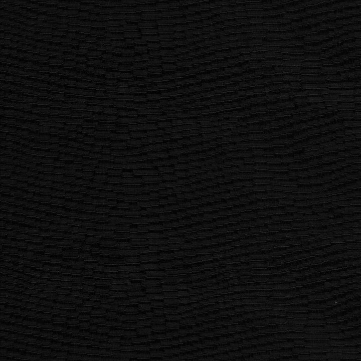 Montego Bay Ebony by Kasmir Fabric 5101 100% Polyester CHINA 39,000 Wyzenbeek Double Rubs Horizontal: 14 2/8 inches and Vertical: 7 2/8 inches 59 - Fabric Carolina -