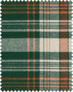 MONTEREY PLAID Green Woven Fabric (FB00088) by Mind The Gap
