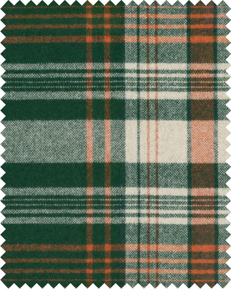 MONTEREY PLAID Green Woven Fabric (FB00088) by Mind The Gap | FB00088 | WOODSTOCK '69 LIFESTYLE COLLECTION | Green, Taupe, Yellow | Fabric Carolina | https://www.fabriccarolina.com/