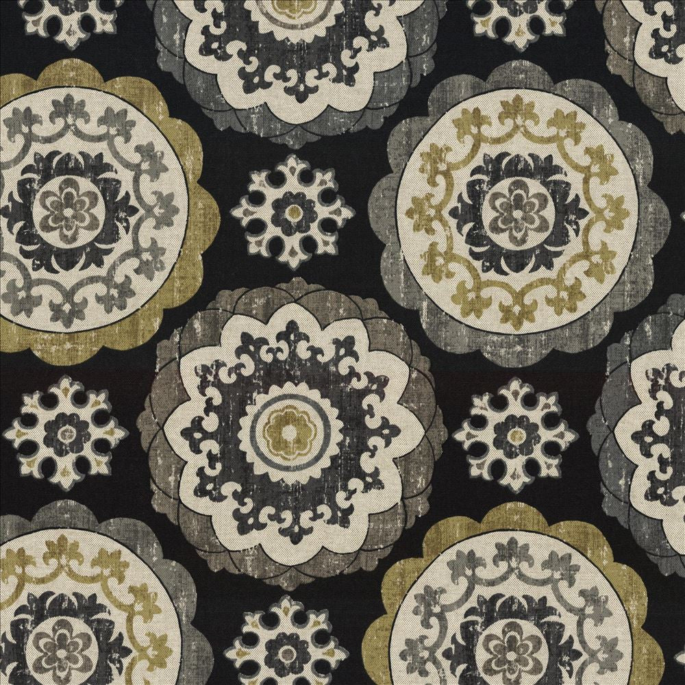 Montezuma Ebony by Kasmir Fabric 5078 89% Cotton 11% Rayon TURKEY 30,000 Wyzenbeek Double Rubs Horizontal: 27 inches and Vertical: 27 inches 54 - 55 - Fabric Carolina -