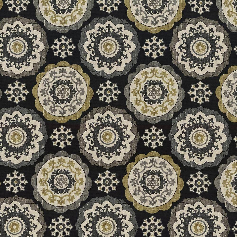 Montezuma Ebony by Kasmir Fabric 5078 TURKEY 30,000 Wyzenbeek Double Rubs H: 27 inches, V:27 inches 54 - 55 - Fabric Carolina - Kasmir