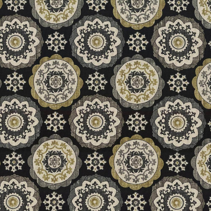 Montezuma Ebony by Kasmir Fabric 5078 TURKEY 30,000 Wyzenbeek Double Rubs H: 27 inches, V:27 inches 54 - 55 - Fabric Carolina - Kasmir