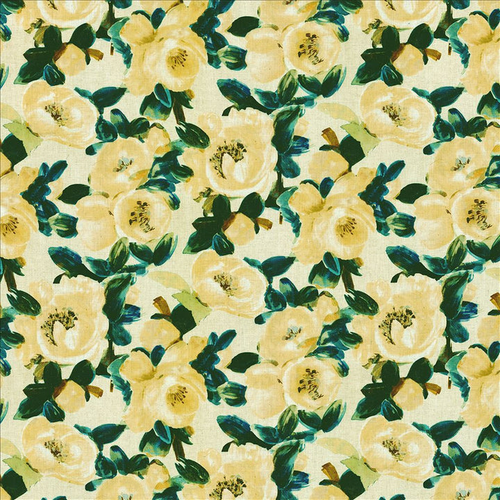 Moody Springs Lemon  by Kasmir Fabric 1474 95% Polyester 5% Linen  CHINA  </p><p>Repeat: Horizontal: 27 2/8 inches and Vertical: 26 4/8 inches 54  - Fabric Carolina -