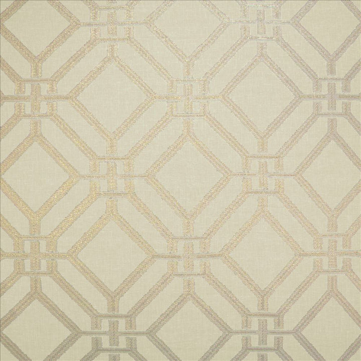 Moonrise Gold by Kasmir Fabric 5157 100% Polyester TURKEY Horizontal: 11 4/8 inches and Vertical: 11 4/8 inches 62 - Fabric Carolina -