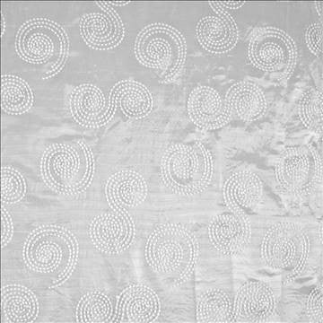 Moonstruck Snow by Kasmir Fabric 1374 100% Polyester CHINA Not Tested H: 11 4/8 inches, V: 20 inches 106 - Fabric Carolina - Kasmir