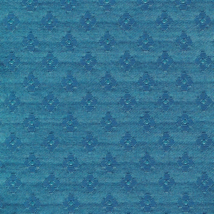 Moorgate Cerulean by Kasmir Fabric 1382 TAIWAN 30,000 Wyzenbeek Double Rubs H: 6/8 inches, V:6/8 inches 54 - 55 - Fabric Carolina - Kasmir