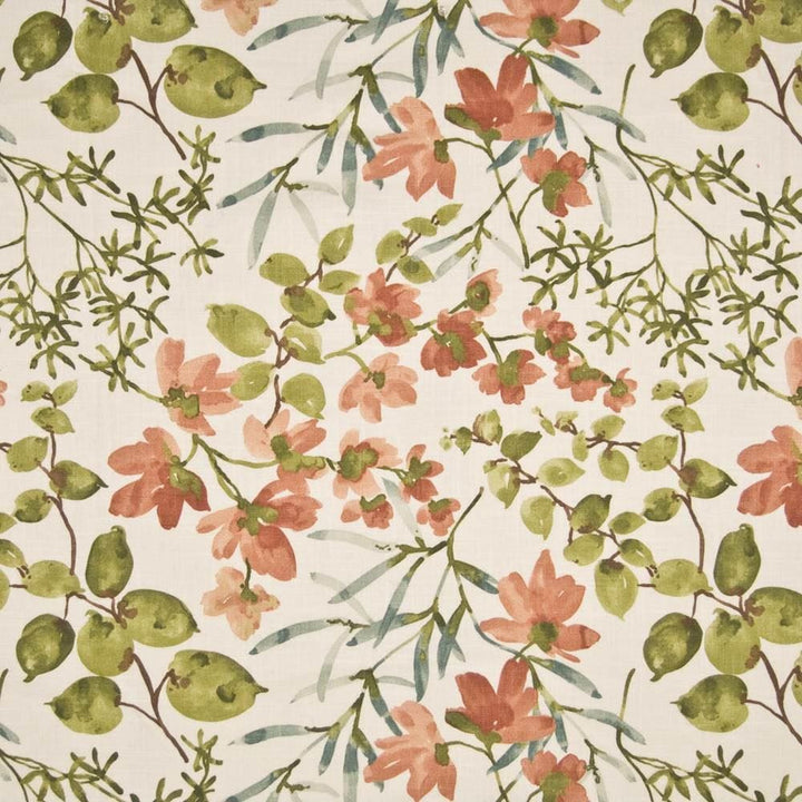 Morning Bliss Tangerine by Kasmir Fabric 1387 55% Linen
45% Rayon
 USA 15,000 Wyzenbeek Double Rubs </p><p>Repeat: Horizontal: 27 inches and Vertical: 27 inches 54 - Fabric Carolina -