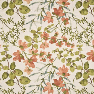 Morning Bliss Tangerine by Kasmir Fabric