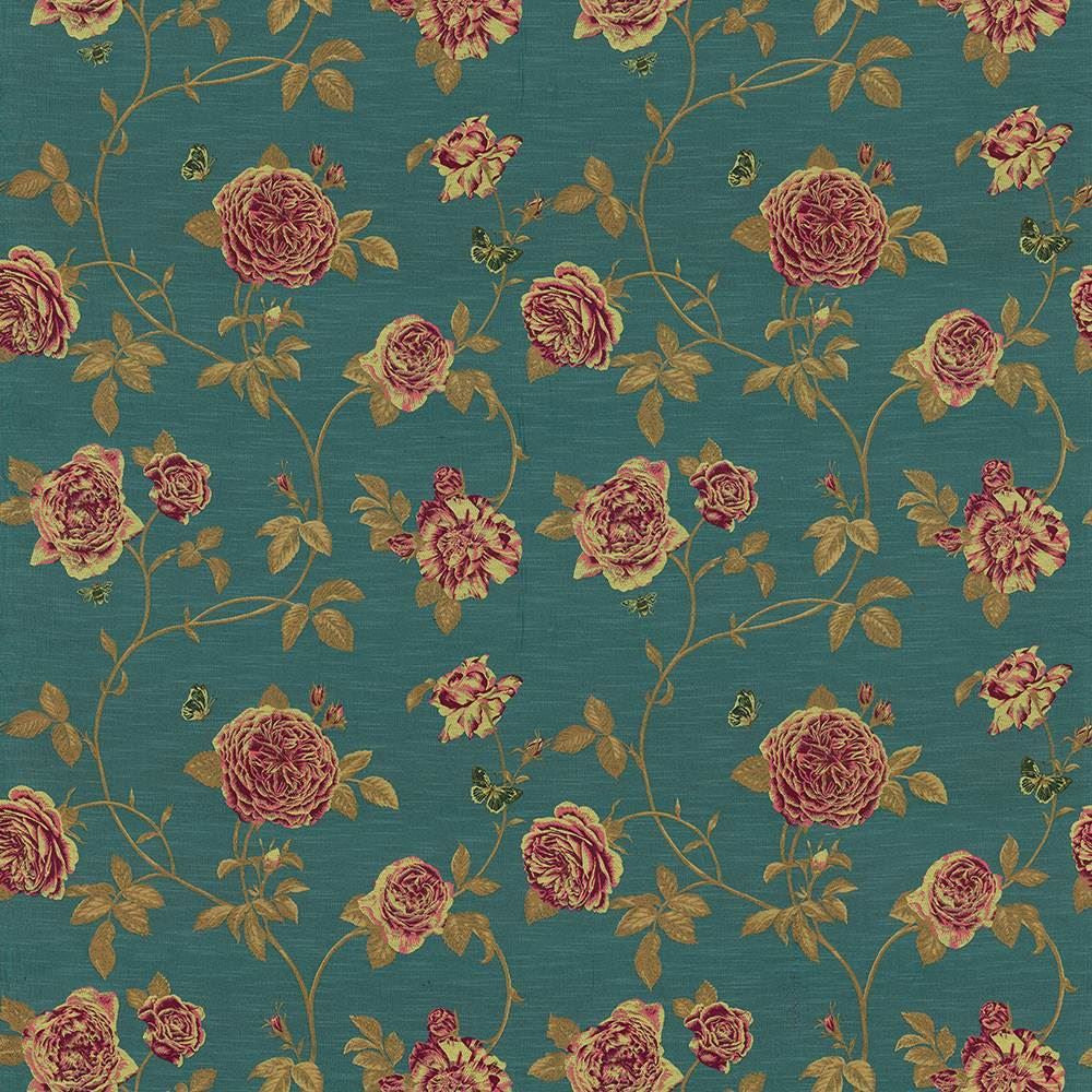 Morningside Peacock by Kasmir Fabric 1423 83% Rayon
17% Polyester
 USA </p><p>Repeat: Horizontal: 27 inches and Vertical: 27 4/8 inches 55 - 56 - Fabric Carolina -