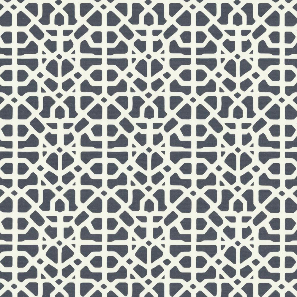 Moroccan 110 Blue by Kasmir Fabric 1454 65% Polyester
35% Cotton
 SPAIN </p><p>Repeat: Horizontal: 11 inches and Vertical: 11 6/8 inches 110 - Fabric Carolina -