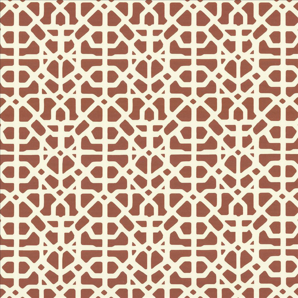 Moroccan 110 Clay by Kasmir Fabric 1452 65% Polyester
35% Cotton
 SPAIN </p><p>Repeat: Horizontal: 11 inches and Vertical: 11 6/8 inches 110 - Fabric Carolina -