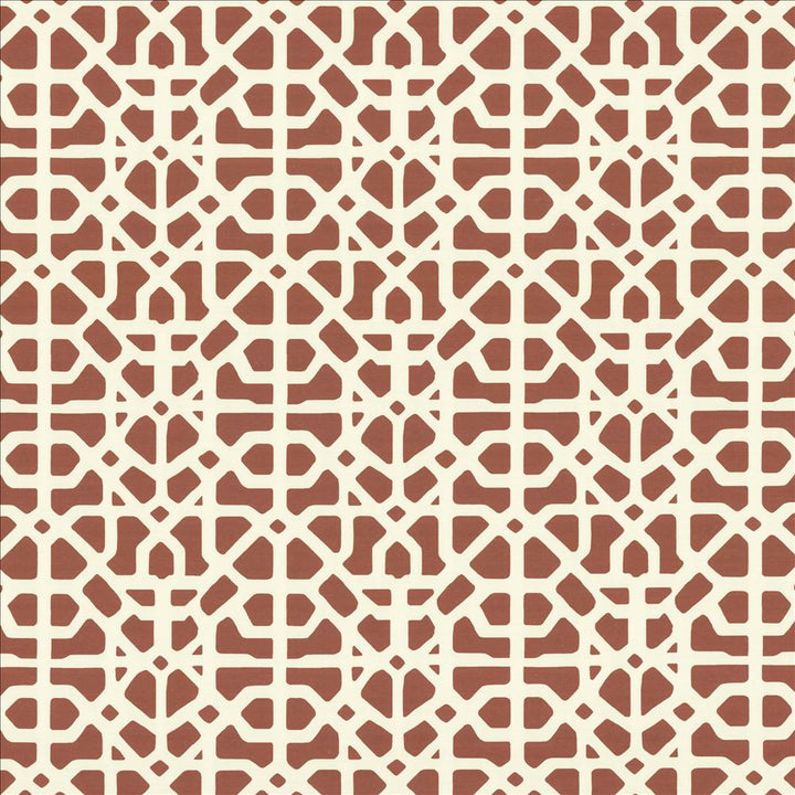 Moroccan 110 Clay by Kasmir Fabric 1452 65% Polyester
35% Cotton
 SPAIN 40,000 Martindale Cycles </p><p>Repeat: Horizontal: 11 inches and Vertical: 11 6/8 inches 110 - Fabric Carolina -