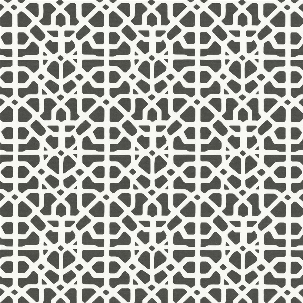 Moroccan 110 Ink by Kasmir Fabric 1454 65% Polyester
35% Cotton
 SPAIN 40,000 Martindale Cycles </p><p>Repeat: Horizontal: 11 inches and Vertical: 11 6/8 inches 110 - Fabric Carolina -