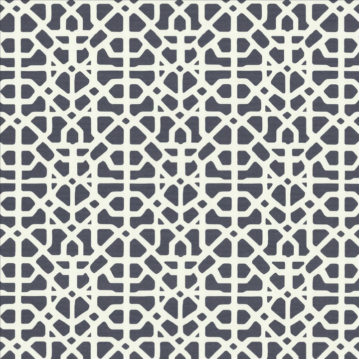 Moroccan 55 Blue by Kasmir Fabric 1454 65% Polyester
35% Cotton
 SPAIN 40,000 Martindale Cycles </p><p>Repeat: Horizontal: 11 inches and Vertical: 11 6/8 inches 55 - Fabric Carolina -