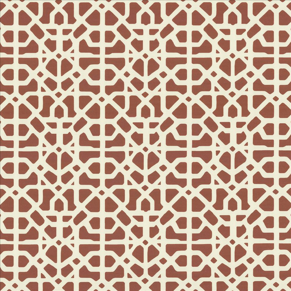 Moroccan 55 Clay by Kasmir Fabric 1452 65% Polyester
35% Cotton
 SPAIN 40,000 Martindale Cycles </p><p>Repeat: Horizontal: 11 inches and Vertical: 11 6/8 inches 55 - Fabric Carolina -