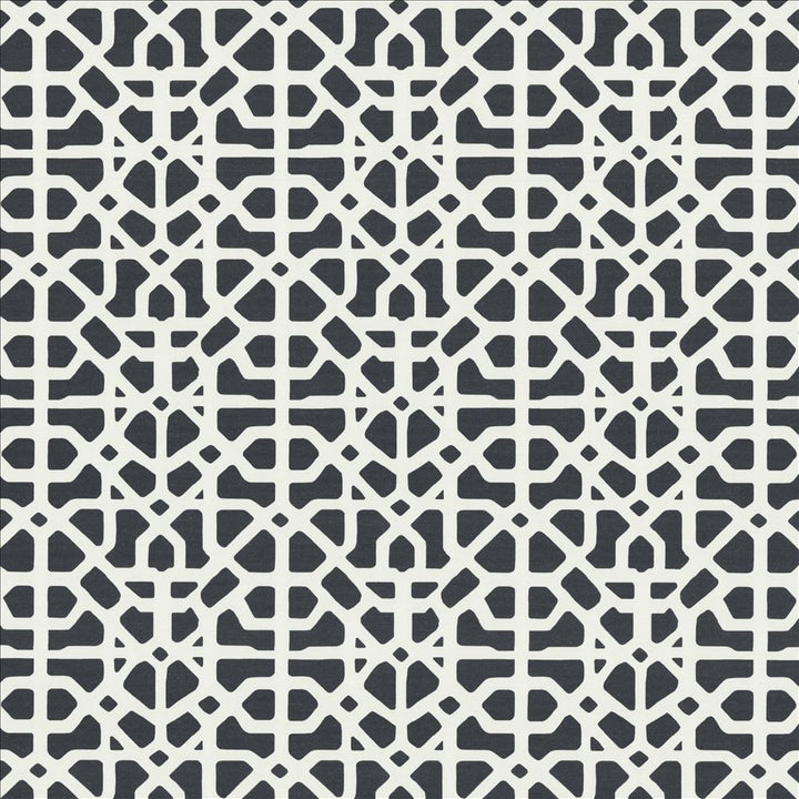 Moroccan 55 Ink by Kasmir Fabric 1454 65% Polyester
35% Cotton
 SPAIN 40,000 Martindale Cycles Horizontal: 11 inches and Vertical: 11 6/8 inches 55 - Fabric Carolina -