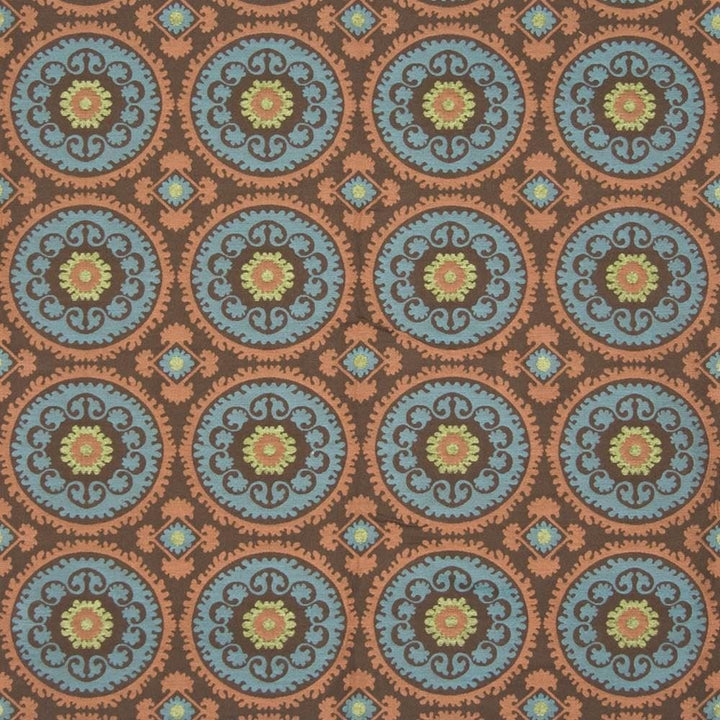 Moroccan Fantasy Pumpkin Latte by Kasmir Fabric 1387 72% Rayon
28% Polyester
 CHINA 15,000 Wyzenbeek Double Rubs </p><p>Repeat: Horizontal: 7 4/8 inches and Vertical: 7 inches 54 - Fabric Carolina -