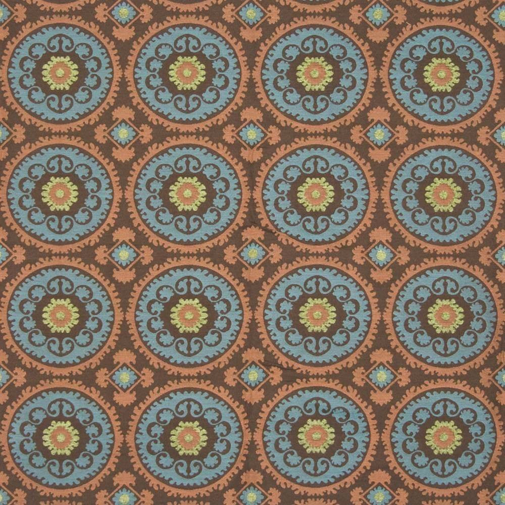 Moroccan Fantasy Pumpkin Latte by Kasmir Fabric 1387 CHINA 15,000 Wyzenbeek Double Rubs H: 7 4/8 inches, V:7 inches 54 - Fabric Carolina - Kasmir