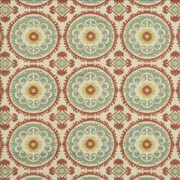 Moroccan Fantasy Tangerine by Kasmir Fabric 1388 72% Rayon 28% Polyester CHINA 15,000 Wyzenbeek Double Rubs H: 7 4/8 inches, V: 7 inches 54 - Fabric Carolina - Kasmir