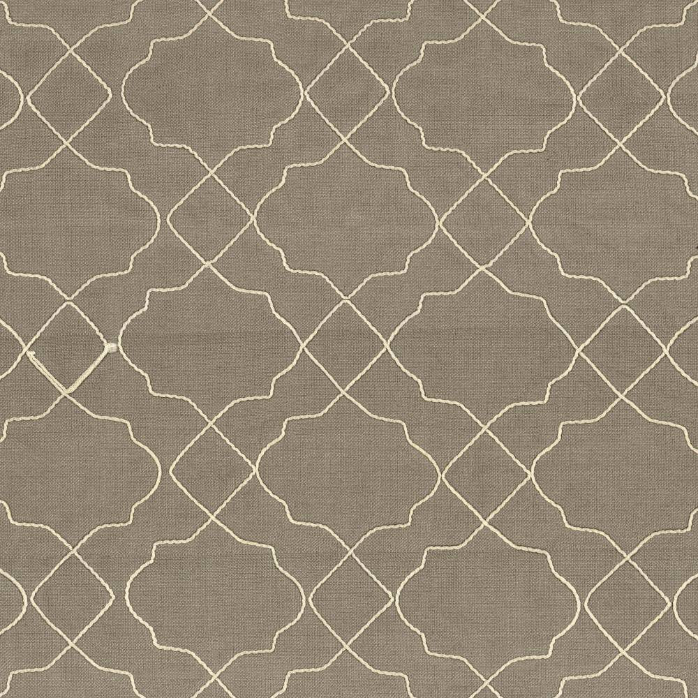 Moroccan Trellis Silver Cloud by Kasmir Fabric 5111 CHINA Not Tested H: 7 4/8 inches, V:8 inches 57 - 59 - Fabric Carolina - Kasmir