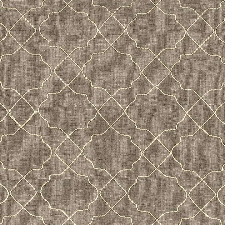 Moroccan Trellis Silver Cloud by Kasmir Fabric 5111 CHINA Not Tested H: 7 4/8 inches, V:8 inches 57 - 59 - Fabric Carolina - Kasmir