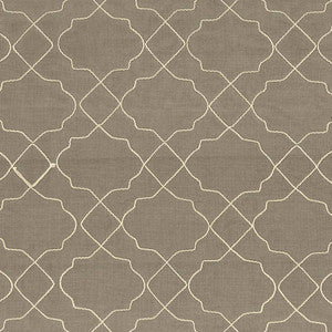 Moroccan Trellis Silver Cloud by Kasmir Fabric