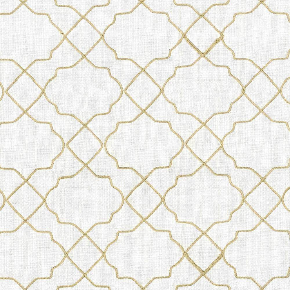 Moroccan Trellis Snowflake by Kasmir Fabric 5111 CHINA Not Tested H: 7 4/8 inches, V:8 inches 57 - 59 - Fabric Carolina - Kasmir