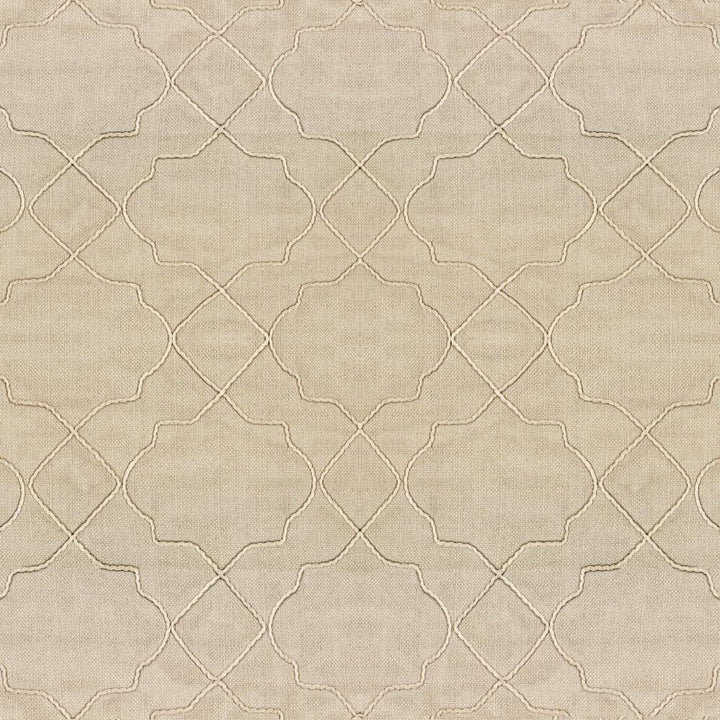 Moroccan Trellis Natural by Kasmir Fabric 5111 100% Polyester
 CHINA </p><p>Repeat: Horizontal: 7 4/8 inches and Vertical: 8 inches 57 - 59 - Fabric Carolina -