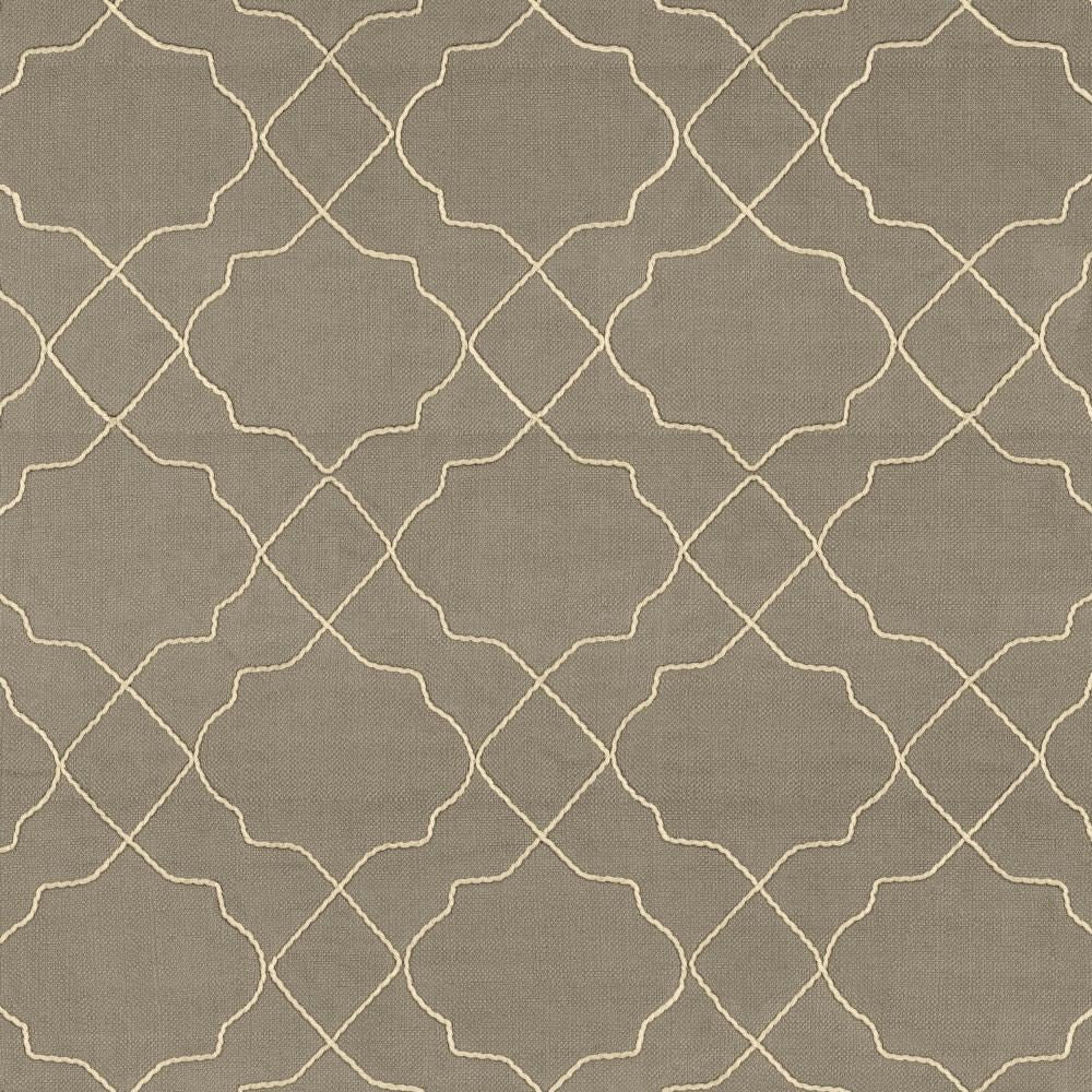 Moroccan Trellis Silver Cloud by Kasmir Fabric 5111 100% Polyester
 CHINA </p><p>Repeat: Horizontal: 7 4/8 inches and Vertical: 8 inches 57 - 59 - Fabric Carolina -