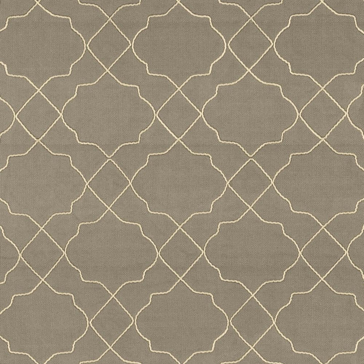 Moroccan Trellis Silver Cloud by Kasmir Fabric 5111 100% Polyester
 CHINA </p><p>Repeat: Horizontal: 7 4/8 inches and Vertical: 8 inches 57 - 59 - Fabric Carolina -