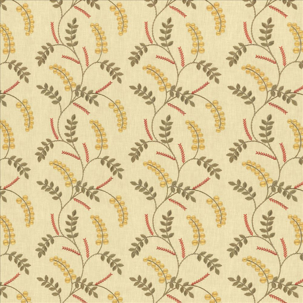 Morwenna Meadow by Kasmir Fabric 1468 52% Cotton
48% Polyester
 INDIA 30,000 Wyzenbeek Double Rubs </p><p>Repeat: Horizontal: 8 5/8 inches and Vertical: 9 1/8 inches 52 - Fabric Carolina -