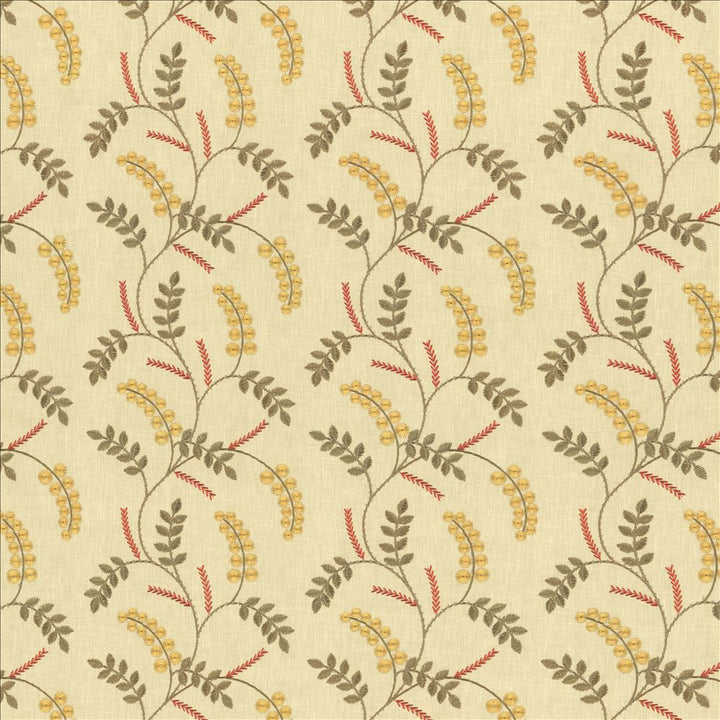 Morwenna Meadow by Kasmir Fabric 1468 52% Cotton
48% Polyester
 INDIA 30,000 Wyzenbeek Double Rubs </p><p>Repeat: Horizontal: 8 5/8 inches and Vertical: 9 1/8 inches 52 - Fabric Carolina -