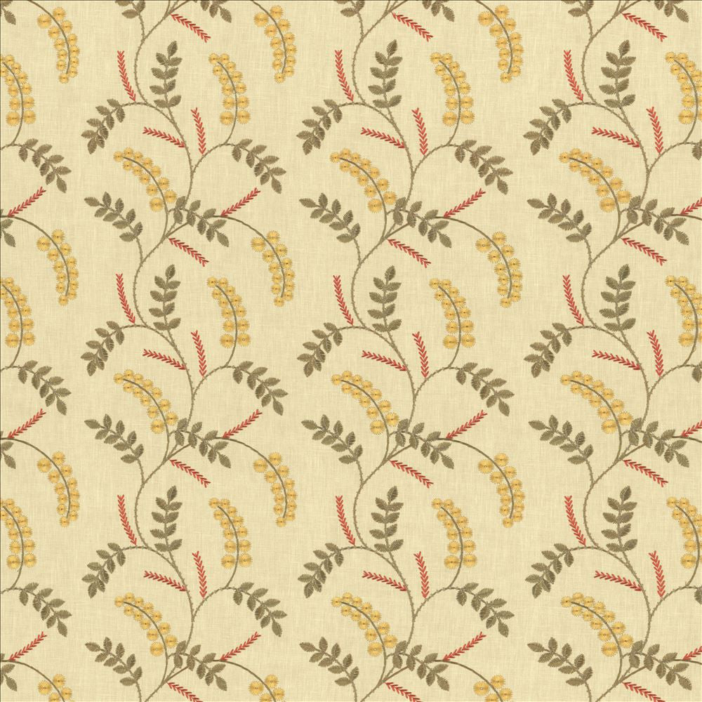 Morwenna Meadow by Kasmir Fabric 1468 52% Cotton
48% Polyester
 INDIA </p><p>Repeat: Horizontal: 8 5/8 inches and Vertical: 9 1/8 inches 52 - Fabric Carolina -
