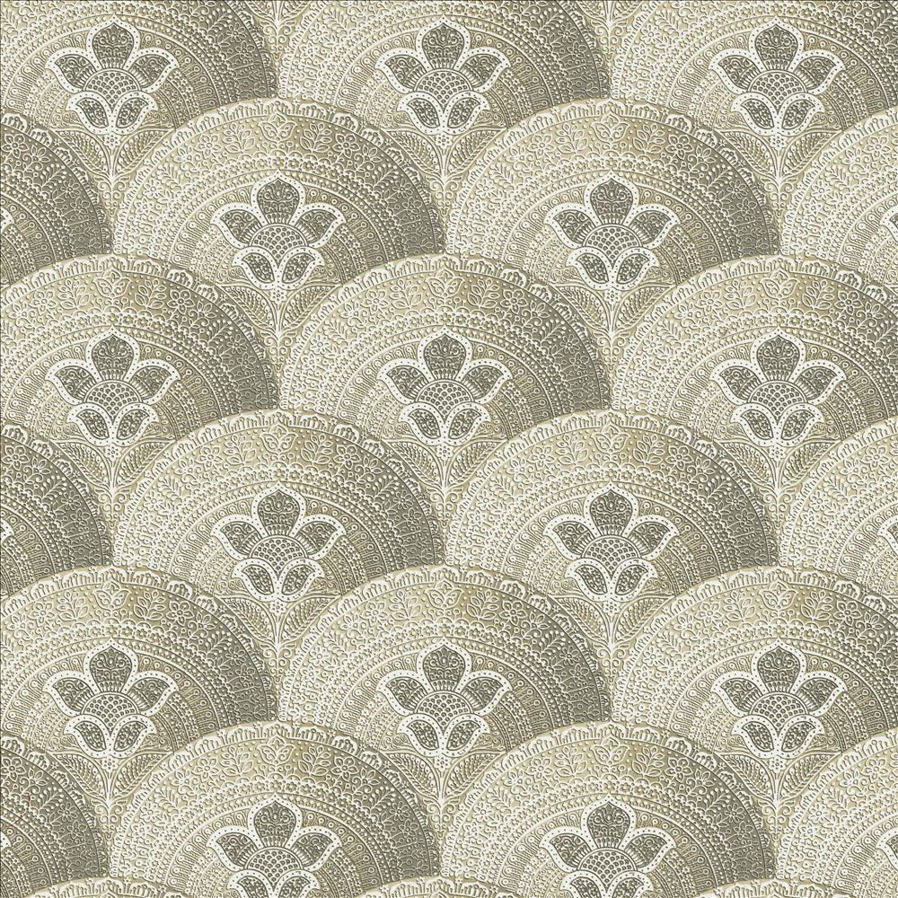 Mosaic Motif Grey  by Kasmir Fabric See sample 92% Ramie
8% Cotton
 FRANCE 10,000 Martindale Cycles </p><p>Repeat: Horizontal: 12 5/8 inches and Vertical: 12 5/8 inches 59  - Fabric Carolina -