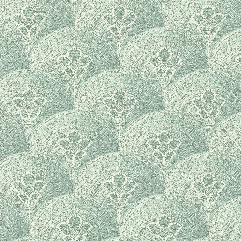 Mosaic Motif Lagoon by Kasmir Fabric 1453 92% Ramie
8% Cotton
 FRANCE </p><p>Repeat: Horizontal: 12 5/8 inches and Vertical: 12 5/8 inches 59 - Fabric Carolina -
