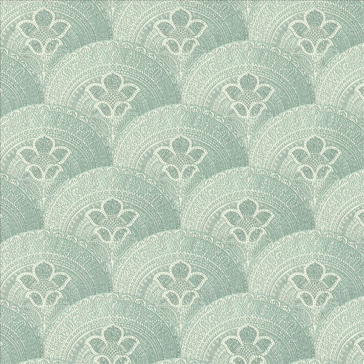 Mosaic Motif Lagoon by Kasmir Fabric 1453 92% Ramie
8% Cotton
 FRANCE </p><p>Repeat: Horizontal: 12 5/8 inches and Vertical: 12 5/8 inches 59 - Fabric Carolina -