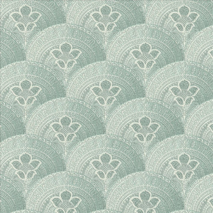 Mosaic Motif Lagoon by Kasmir Fabric 1453 92% Ramie
8% Cotton
 FRANCE </p><p>Repeat: Horizontal: 12 5/8 inches and Vertical: 12 5/8 inches 59 - Fabric Carolina -