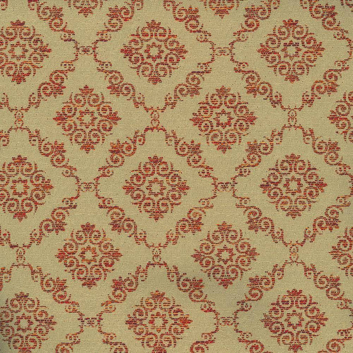 Mosler Trellis Spice by Kasmir Fabric 8001 CHINA 30,000 Wyzenbeek Double Rubs H: 4 inches, V:4 inches 54 - 56 - Fabric Carolina - Kasmir