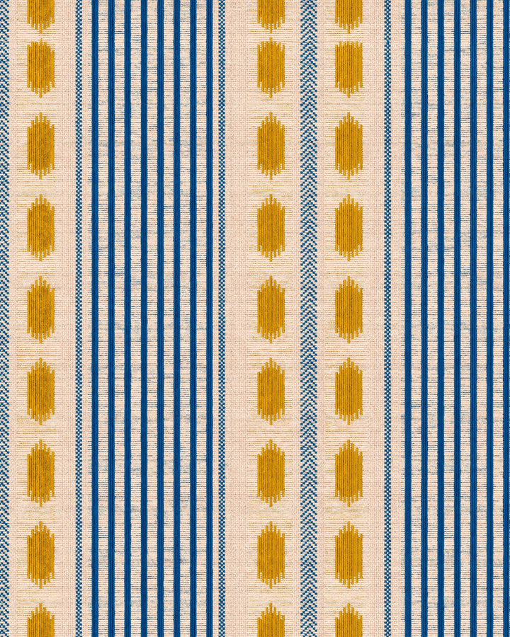 Mouassine Turmeric Wallpaper by Mind the Gap Designer Wallpaper TALES OF MAGHREB Textured Matte Made in Europe Paste the wall 1 roll x 20.47 x 9.8 yards - Swanky Fabrics -