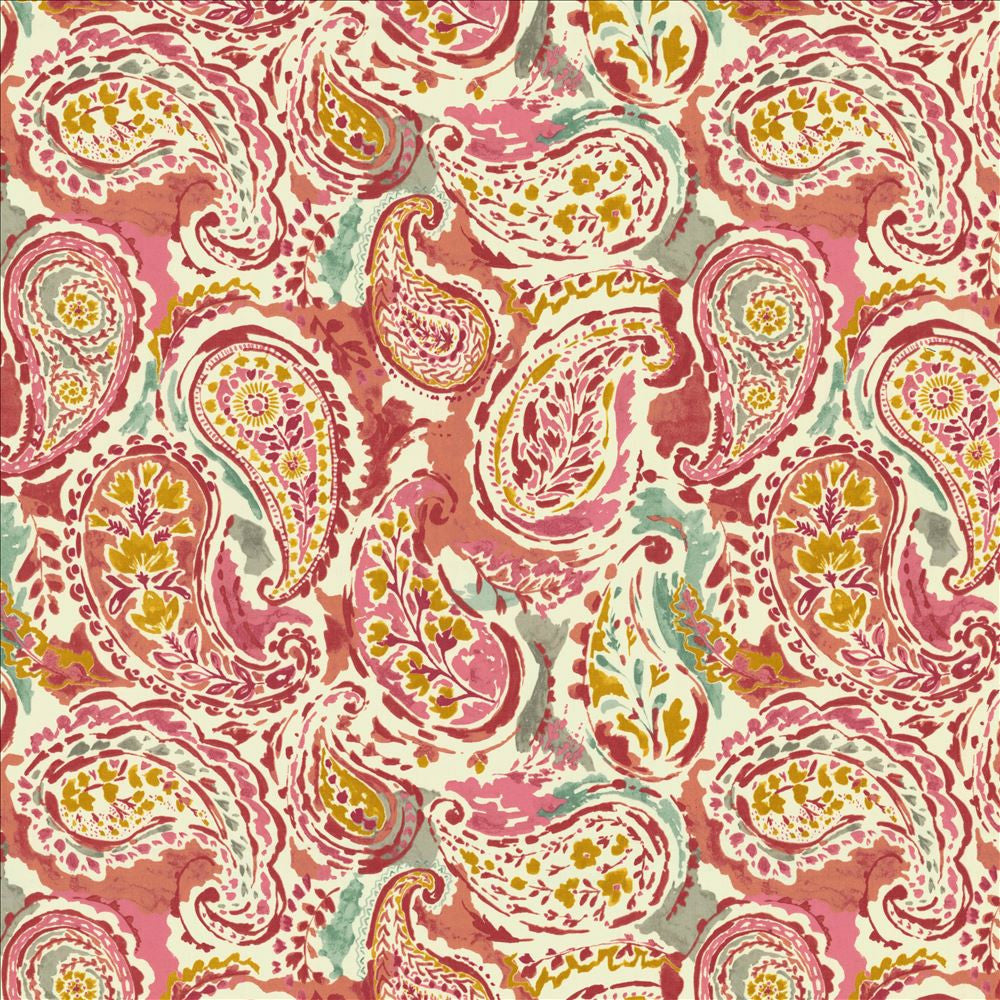 Mughal Rose by Kasmir Fabric 5155 100% Cotton
 USA 15,000 Wyzenbeek Double Rubs Horizontal: 27 inches and Vertical: 27 inches 54 - Fabric Carolina -