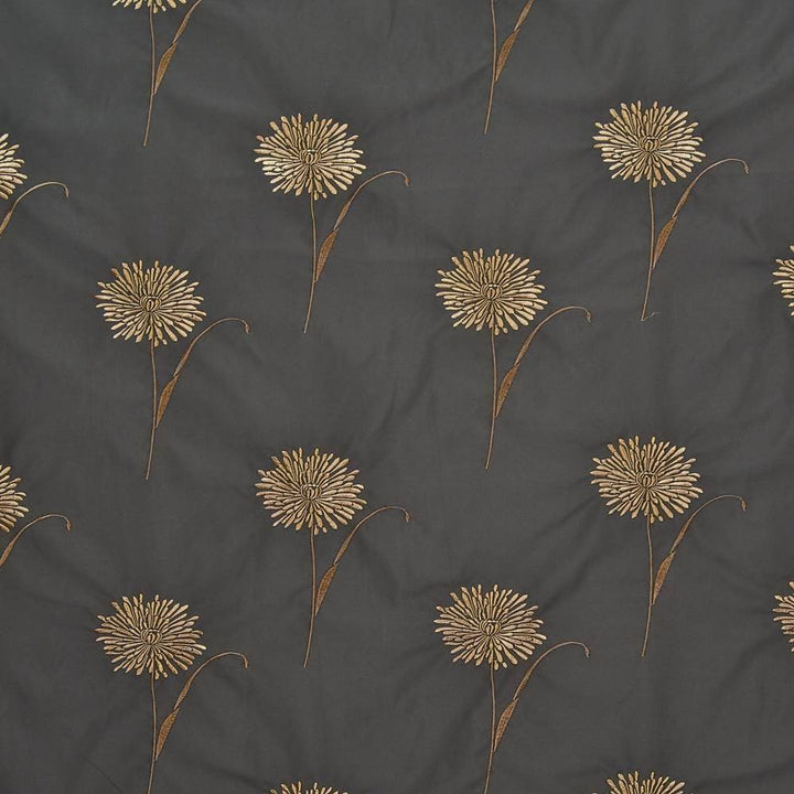 Mums The Word Ebony by Kasmir Fabric 1403 CHINA Not Tested H: 15 2/8 inches, V:15 inches 60 - 62 - Fabric Carolina - Kasmir