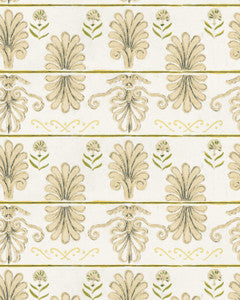 MYKONOS VILLA MOTIF Taupe Wallpaper (WP30042) by Mind The Gap