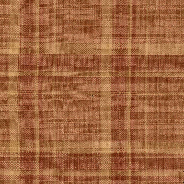Nantucket Plaid Cinnamon by Kasmir Fabric 1375 TAIWAN Not Tested H: 2 inches, V:2 1/8 inches 54 - 55 - Fabric Carolina - Kasmir