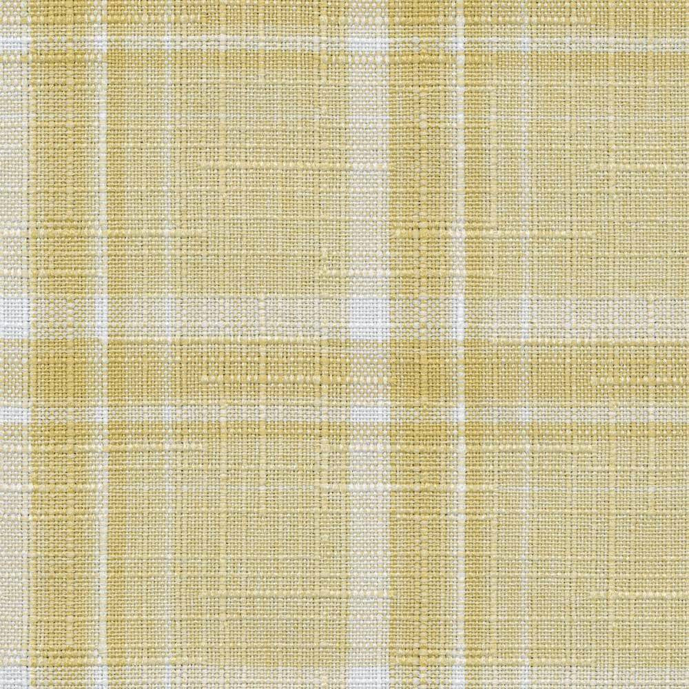 Nantucket Plaid Dijon by Kasmir Fabric 1375 TAIWAN Not Tested H: 2 inches, V:2 1/8 inches 54 - 55 - Fabric Carolina - Kasmir