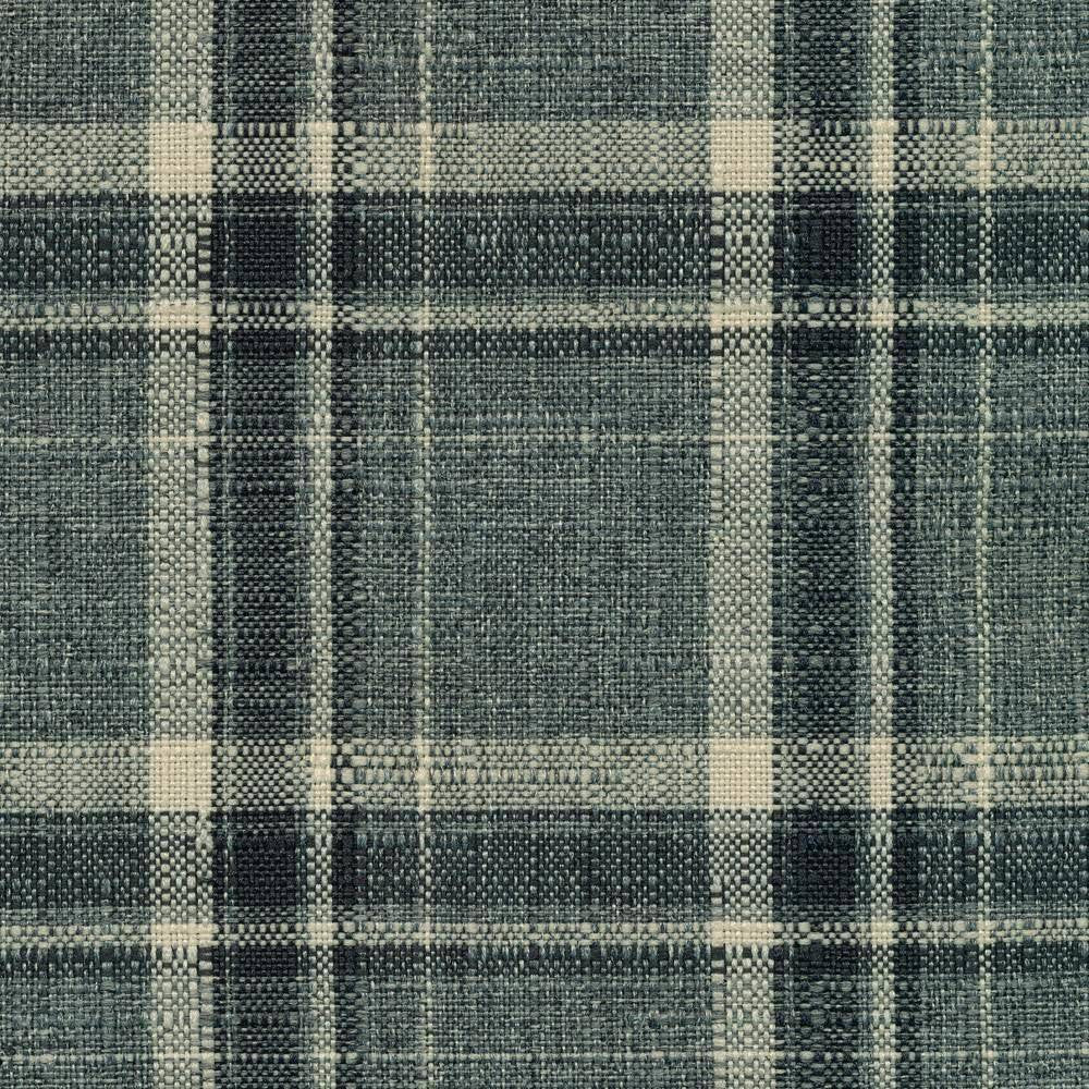 Nantucket Plaid Lava by Kasmir Fabric 1375 TAIWAN Not Tested H: 2 inches, V:2 1/8 inches 54 - 55 - Fabric Carolina - Kasmir